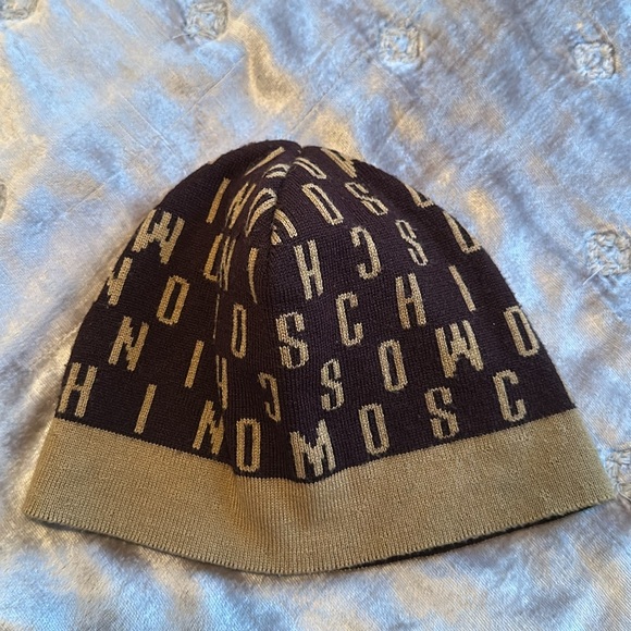 Moschino hat & scarf (beige & brown) Material - wool/cotton blend - Picture 3 of 9